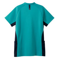 住商モンブラン スクラブ レディス 半袖 ターコイズ/ネイビー 3L MS359-49 1枚（直送品）