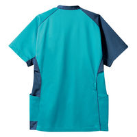 住商モンブラン スクラブ メンズ 半袖 ブルー/ネイビー 5L MS855-39 1枚（直送品）