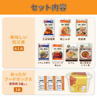 7種のおかず Bセット 5年保存 非常食セット おかず 保存食 防災食 惣菜 HOTPLUS あったかフードボックス PEACEUP（直送品）