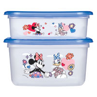 （数量限定）ジップロック コンテナー 食品保存容器 長方形 ディズニー 480ml＆820ml 各1個入 2個セット 旭化成