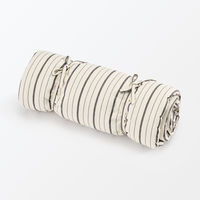 無印良品 綿洗いざらしシートクッション ロングタイプ ５０×１５０ｃｍ 生成ストライプ 良品計画