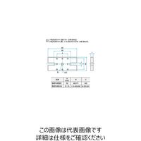 シグマ光機 ベースプレート M6・インチ用 0.06kg BSP-85EE 1個 61-6962-35（直送品）