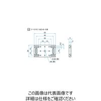 シグマ光機 ベースプレート M2用 0.016kg BSP-50 1個 61-6962-41（直送品）