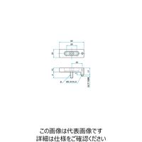 シグマ光機 ベースクランパー A14.5mm BSC-60 1個 61-6962-42（直送品）