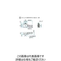 シグマ光機 X軸ボールガイドアルミステージ サイズ25×25mm 39.2N(4.0kgf) TADCー251C 1個 61-6997-74（直送品）