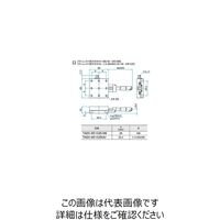 シグマ光機 X軸ボールガイドアルミステージ サイズ65×65mm 196N(20.0kgf) TADCー651C25ーM6 1個（直送品）