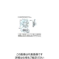 シグマ光機 XY軸アルミクロスローラステージ サイズ40×40mm TAMー402SUU 1個 61-6969-81（直送品）