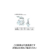 シグマ光機 Z軸アルミクロスローラステージ(垂直) サイズ40×40mm TAMー403RLUU 1個 61-6973-78（直送品）