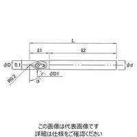 丸一切削工具 THECUT 刃先交換式面取りカッター スーパー面取り丸彫刻用Plus EN-ZERO 0760202 1本（直送品）