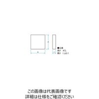 シグマ光機 リーズナブル平面基板(丸型) 30×30mm 厚さ5mm S-OFB-30S05-10 1個 61-6958-02（直送品）