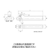 丸一切削工具 THECUT 自動盤用2ヘッドホルダー(オフセット有) MTUDC-07111620JX-F15 1本（直送品）