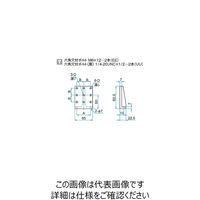 シグマ光機 垂直面粗動ユニット・水平面粗動ユニット A50.8 B25.4mm BLZ-6550UU 1個 61-6964-55（直送品）