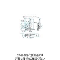 シグマ光機 XY軸アルミクロスローラステージ サイズ40×40mm TAMー402SDM 1個 61-6969-88（直送品）