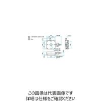シグマ光機 X軸アルミクロスローラステージ サイズ60×60mm TAMー601CFP 1個 61-6970-07（直送品）