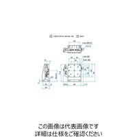 シグマ光機 Z軸スチールステージ(垂直) サイズ60×60mm TSDー603LFP 1個 61-6973-15（直送品）