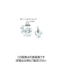 シグマ光機 Z軸アルミステージ(垂直) サイズ25×25mm TADCー253RL 1個 61-6974-15（直送品）