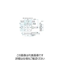 シグマ光機 X軸アルミクロスローラステージ サイズ80×80mm TAMー801C 1個 61-6971-05（直送品）