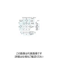 シグマ光機 X軸アルミクロスローラステージ サイズ80×80mm TAMー801CFP 1個 61-6971-08（直送品）