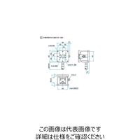シグマ光機 Z軸フラットスチールステージ(天地逆転) サイズ60×60mm TSDー603UD 1個 61-6972-79（直送品）