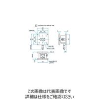 シグマ光機 Z軸フラットスチールステージ サイズ80×80mm TSDー803 1個 61-6972-82（直送品）