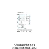 シグマ光機 Z軸フラットスチールステージ サイズ120×120mm TSDー1203ーM6 1個 61-6972-85（直送品）