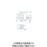 シグマ光機 Z軸フラットスチールステージ サイズ100×100mm TSDー1003FP 1個 61-6972-88（直送品）