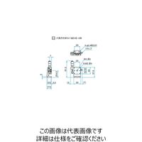 シグマ光機 Z軸スチールステージ(垂直) サイズ25×25mm TSDー253L 1個 61-6972-92（直送品）