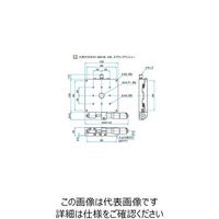 シグマ光機 X軸アルミクロスローラステージ サイズ100×100mm TAMー1001S 1個 61-6971-30（直送品）