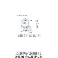 シグマ光機 X軸アルミクロスローラステージ サイズ120×120mm TAMー1201SUU 1個 61-6971-50（直送品）