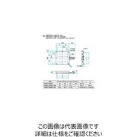 X軸ロングアルミクロスローラステージ(大型) サイズ200×200mm 1176N(120.0kgf) TAMCー20201 1個（直送品）