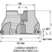 WIDIA フェイスミル M640シリーズ シェルミルカッター(2263154) 12395410400 1台（直送品）