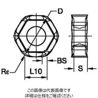 WIDIA フェイスミル M1200 Min用インサート(3954332) HNGJ0704ANFNLDJ THM-U 1セット(10個)（直送品）