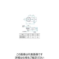 シグマ光機（SIGMAKOKI） キネマティックミラーホルダー用べースプレート MHG-50BPU 61-6989-16（直送品）
