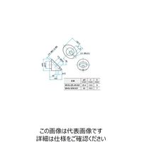 シグマ光機 キネマティックミラーホルダー用傾斜ミラーアダプタ 適応素子サイズφ30mm MHG-30KAD 1個 61-6989-19（直送品）