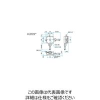 シグマ光機 XY軸アルミクロスローラステージ 移動量/1回転0.5mm TAMー602C 1個 61-6970-19（直送品）