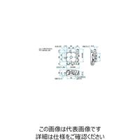 シグマ光機 XY軸アルミクロスローラステージ 移動量/1回転0.5mm TAMー602S 1個 61-6970-20（直送品）