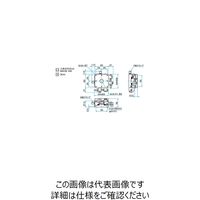 シグマ光機 XY軸アルミクロスローラステージ 移動量/1回転0.25mm TAMー602SRFP 1個 61-6970-29（直送品）