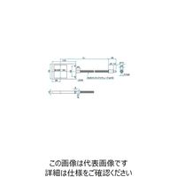 LEDスポット照明用ライトガイド 面発光タイプ 1000mm S1P60-1000F-R 61-6986-36（直送品）