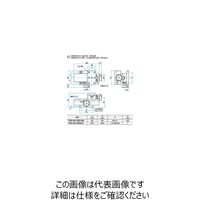 シグマ光機 XY軸ラックピニオンステージ サイズ38×120mm TARー381202ーM6 1個 61-6972-50（直送品）