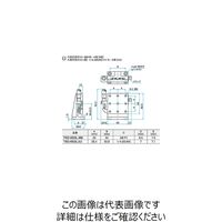 シグマ光機 Z軸スチールステージ(垂直) サイズ65×65mm TSDー653LUU 1個 61-6973-23（直送品）