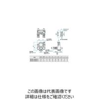 シグマ光機 ジンバル式ミラーホルダー 適応素子サイズφ50mm 適応素子厚さ3~11mm MHAN-50DM-N 1個 61-6990-31（直送品）