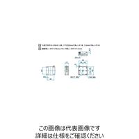 シグマ光機 θ軸角型微動ステージ 40×40mm アリ溝方式 KSSA-406 1個 61-6978-07（直送品）
