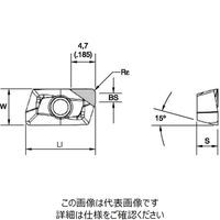 WIDIA ショルダーミル VSM11用インサート(5415420) XDCW110404PDFRPCD WDN10U 1個（直送品）