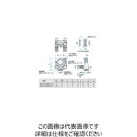 ジンバル式ビームスプリッターホルダー 適応素子サイズφ50mm・φ50.8mm 適応素子厚さ5~8mm BHANー50DMーUU 1個（直送品）