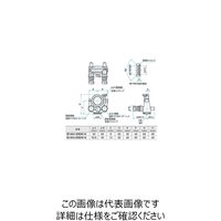 ジンバル式ビームスプリッターホルダー 適応素子サイズφ50mm・φ50.8mm 適応素子厚さ5~8mm BHANー50DMーN 1個（直送品）