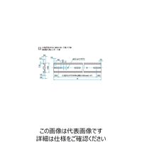 シグマ光機 大型薄形アルミ光学ベンチ A1500mm B38.8mm OBT-1500LH 1個 61-6961-76（直送品）