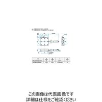 シグマ光機 X軸スチールステージーM6ー 移動量/1回転0.5mm TSDー651C25ーM6 1個 61-6967-44（直送品）
