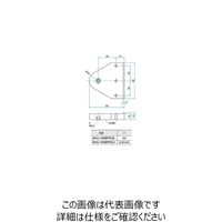 キネマティックミラーホルダー用ロッドシフトプレート MHG-100BPROE 61-6989-05（直送品）