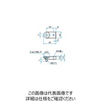 シグマ光機 キネマティックミラーホルダー用べースプレート MHGー50BP 1個 61-6989-12（直送品）
