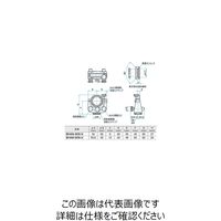 ジンバル式ビームスプリッターホルダー 適応素子サイズφ50mm・φ50.8mm 適応素子厚さ5~8mm BHANー50SーN 1個（直送品）